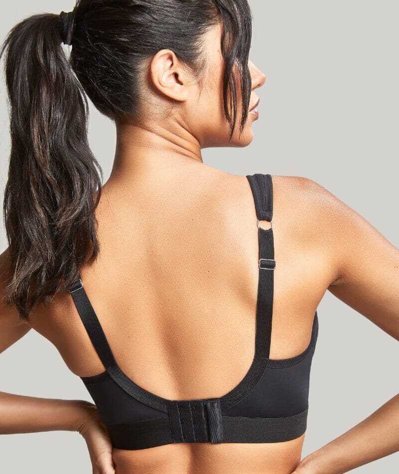 Panache Sport Boundless Longline Wire-free Sports Bra - Black - Image 5