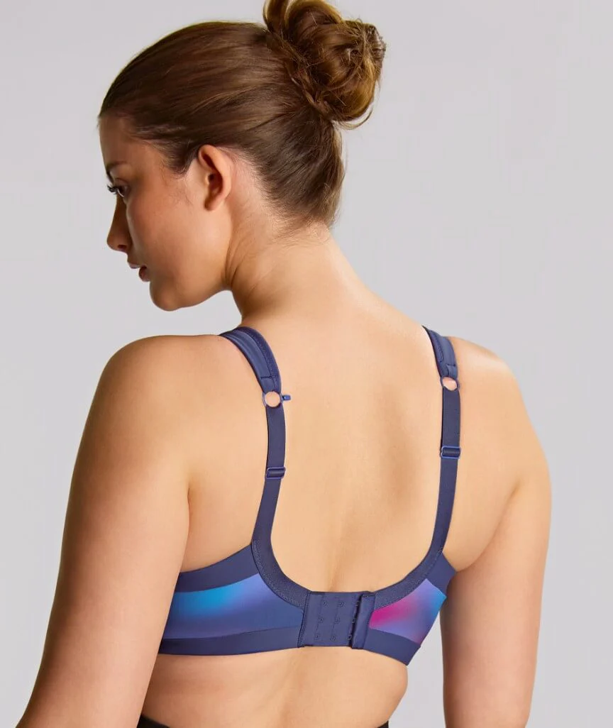 Panache Sport Power Underwired Sports Bra - Ombre Print/Ink - Image 4