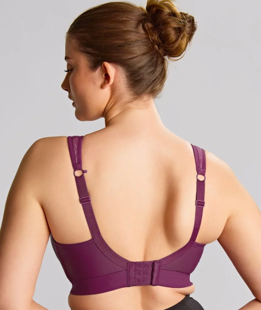 Panache Sport Boundless Wire-free Sports Bra - Berry/Chalk - Image 3
