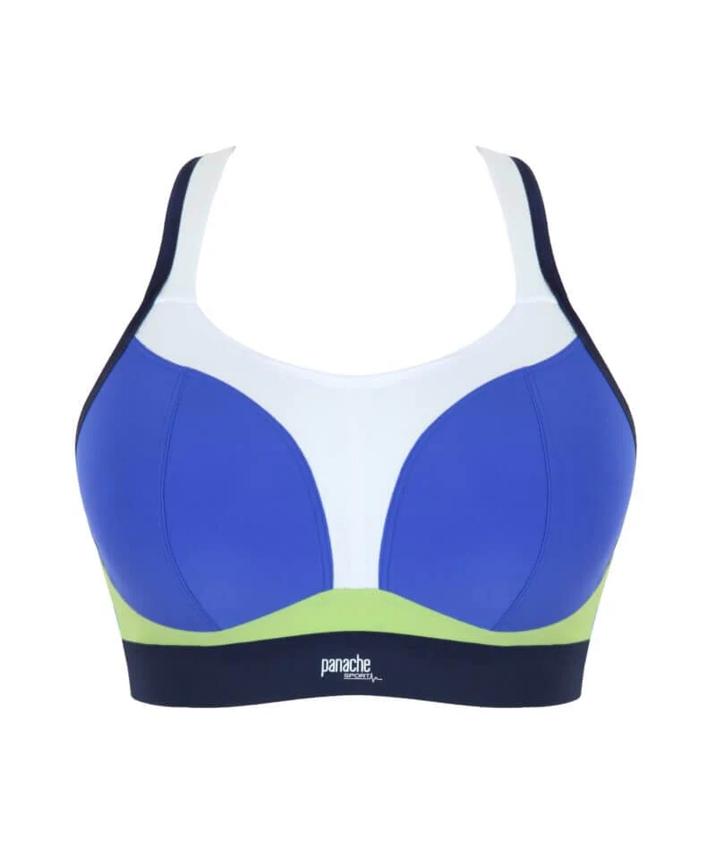 Panache Sport Boundless Wire-free Sports Bra - Blue - Image 5