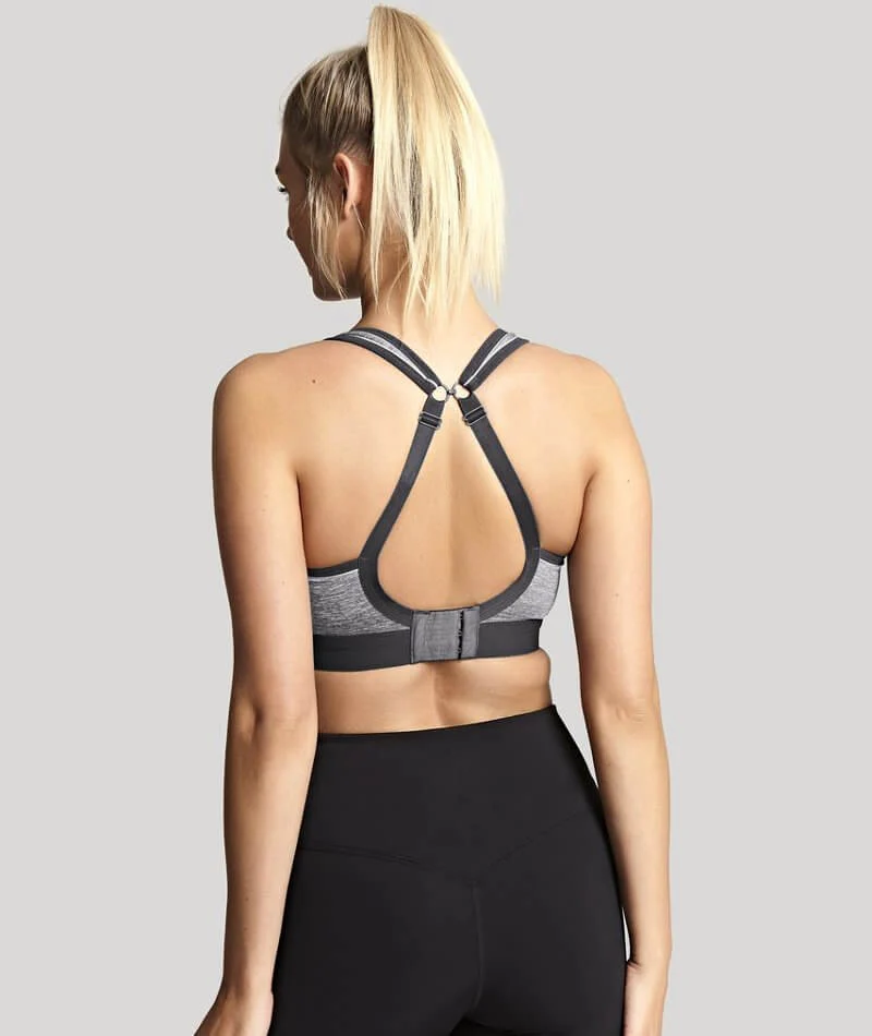 Panache Sport Boundless Wire-free Sports Bra - Charcoal Marle - Image 15