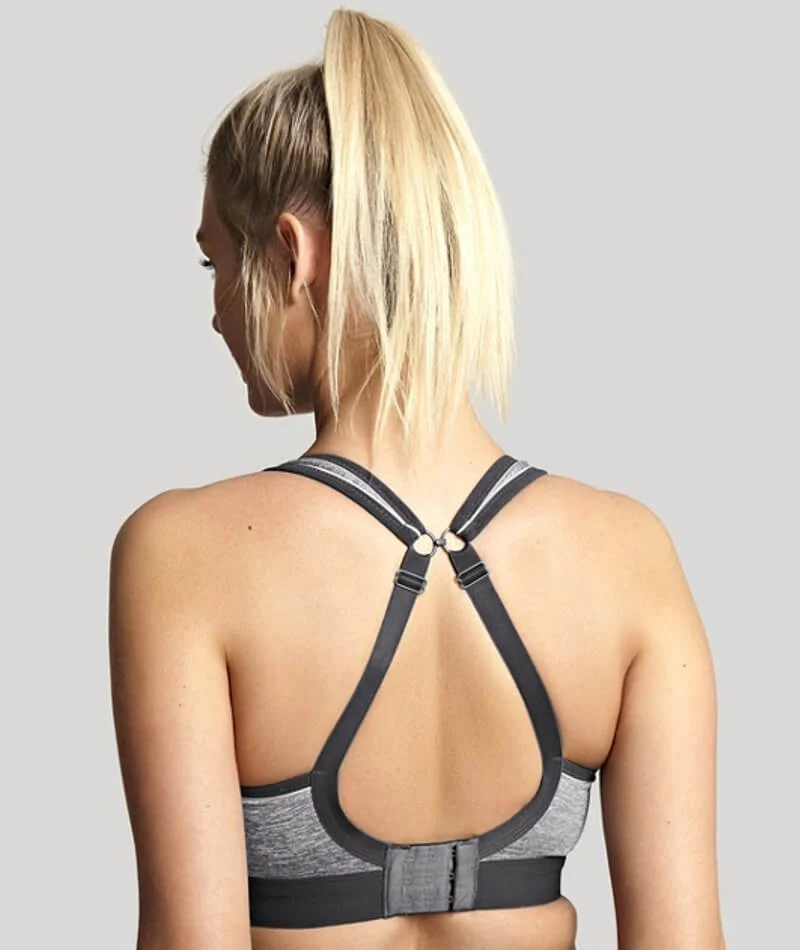 Panache Sport Boundless Wire-free Sports Bra - Charcoal Marle - Image 5