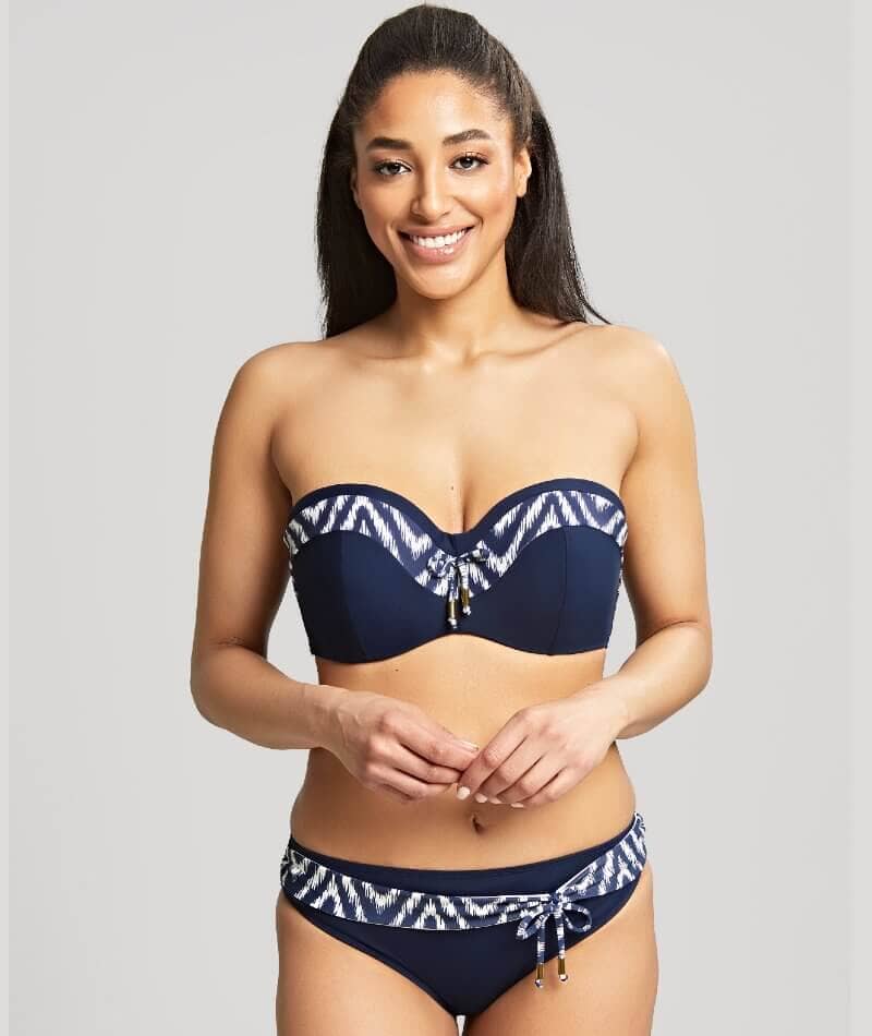 Panache Swimwear Oceana Bandeau Bikini Top - Navy - Image 2