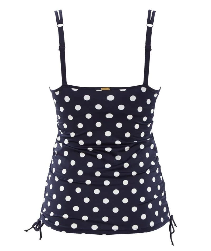 Panache Swimwear Anya Riva Spot Balconnet Wired Tankini - Navy/Vanilla - Image 6