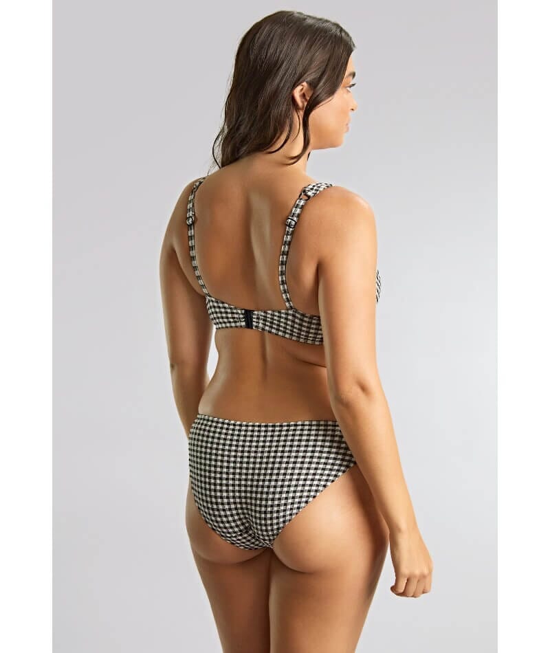 Panache Swimwear Gingham Olivia Underwire Full Cup Bikini - Black Gingham - Image 4