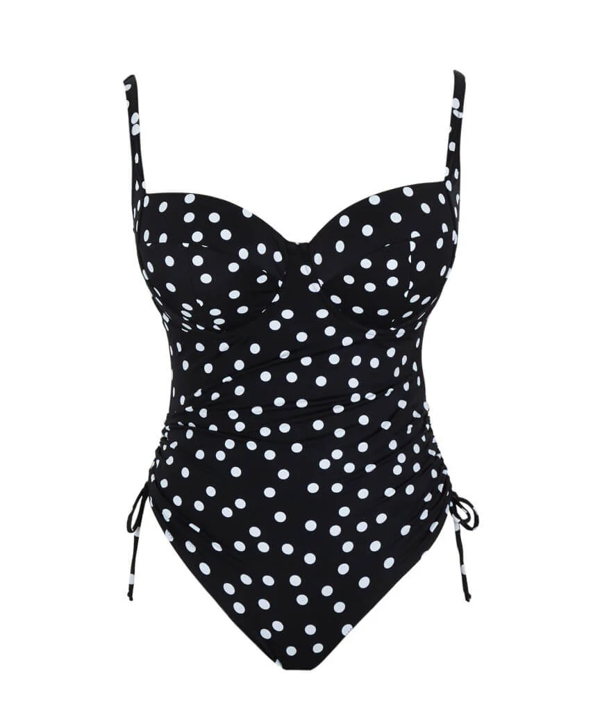 Panache Swimwear Isabella Polka Dot Balcony One Piece Swimsuit - Polka Dot Print - Image 7