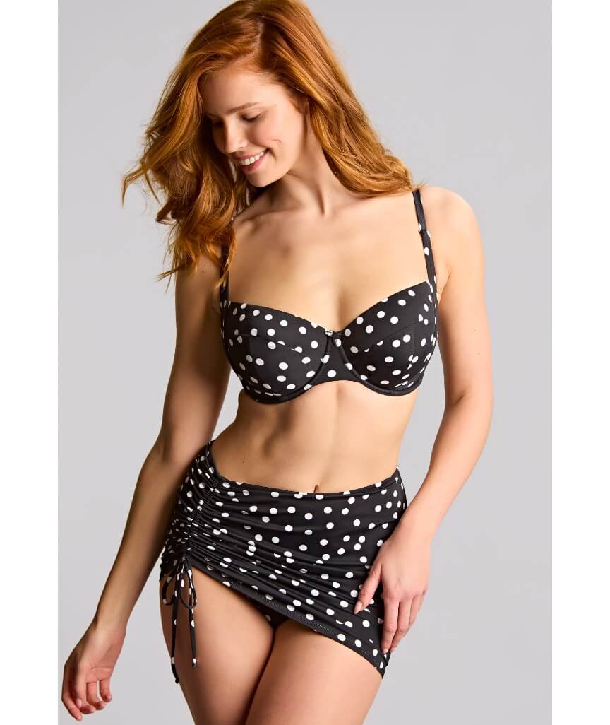 Panache Swimwear Polka Dot Skirted Brief - Polka Dot Print - Image 3