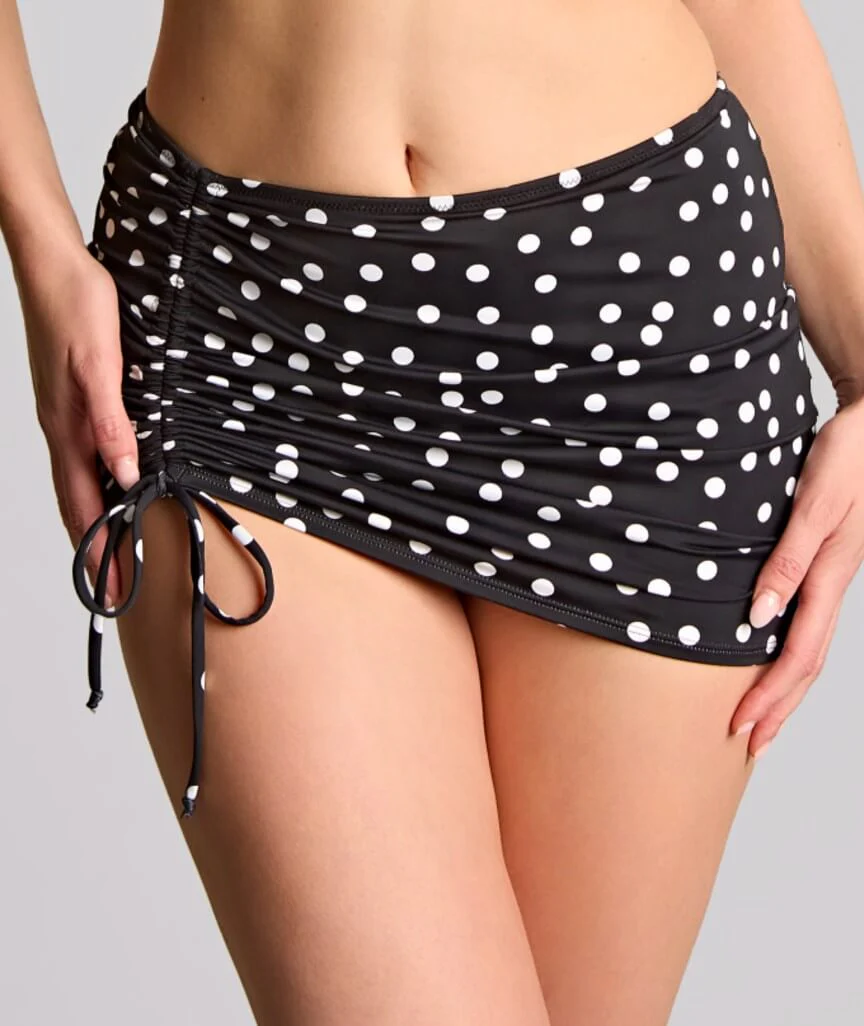 Panache Swimwear Polka Dot Skirted Brief - Polka Dot Print - Image 4