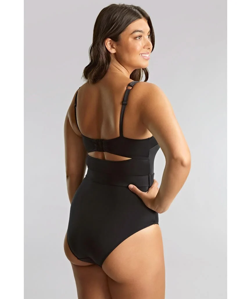 Panache Swimwear Signature Serena Square Neck One Piece Swimsuit - Black - Image 2