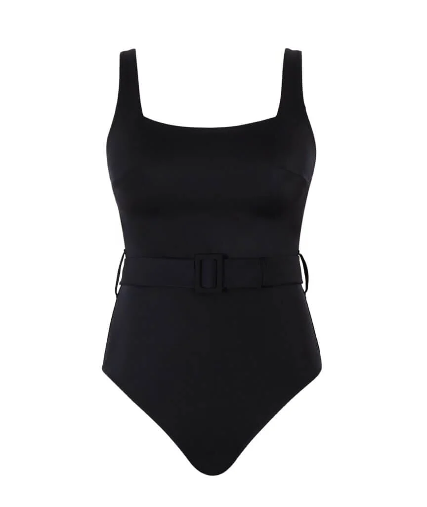 Panache Swimwear Signature Serena Square Neck One Piece Swimsuit - Black - Image 5