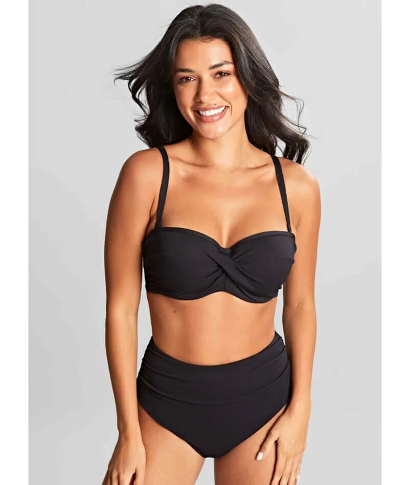 Panache Swimwear Spirit Ella Twist Bandeau Bikini - Black - Image 13