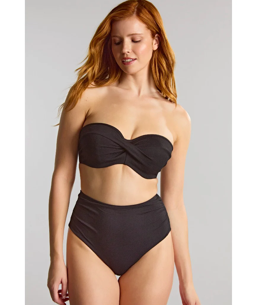 Panache Swimwear Spirit Ella Twist Bandeau Bikini - Black - Image 14
