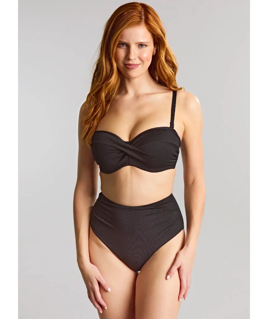 Panache Swimwear Spirit Ella Twist Bandeau Bikini - Black - Image 19
