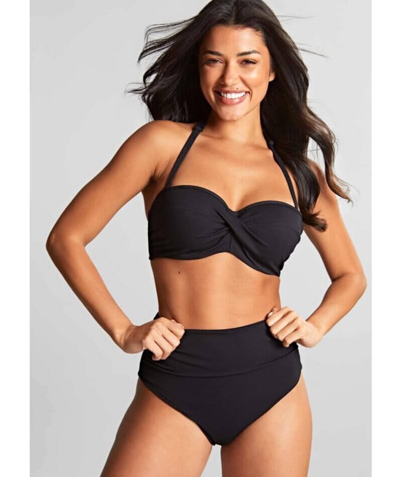 Panache Swimwear Spirit Ella Twist Bandeau Bikini - Black - Image 4