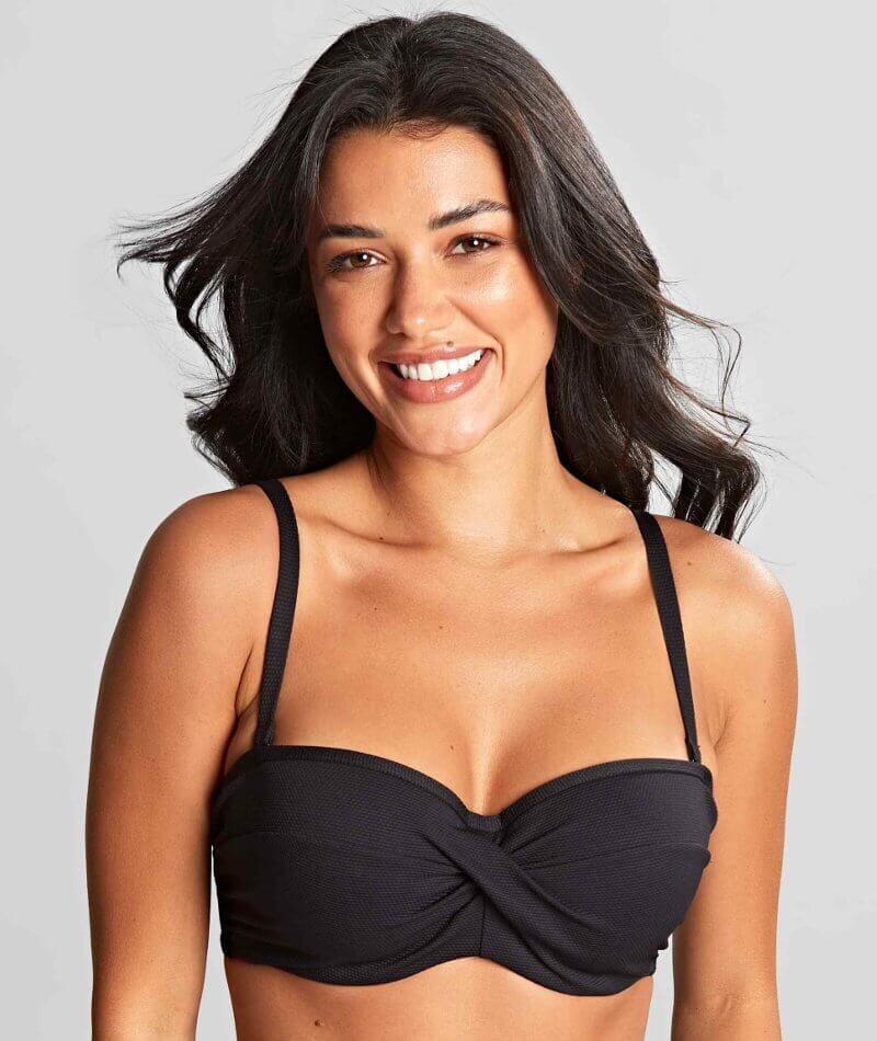 Panache Swimwear Spirit Ella Twist Bandeau Bikini - Black - Image 6