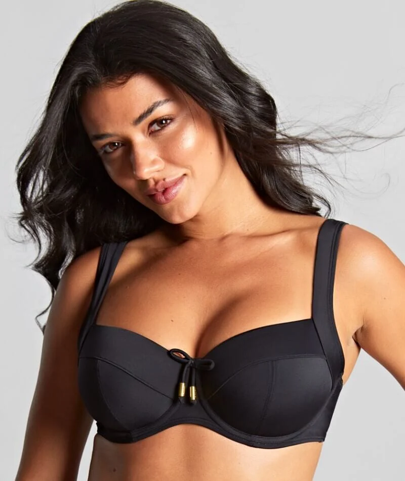Panache Swimwear Anya Riva Balconnet Underwired Bikini - Black - Image 3