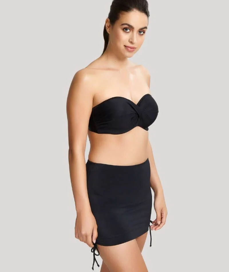 Panache Swimwear Anya Riva Twist Bandeau Underwired Bikini - Black - Image 11