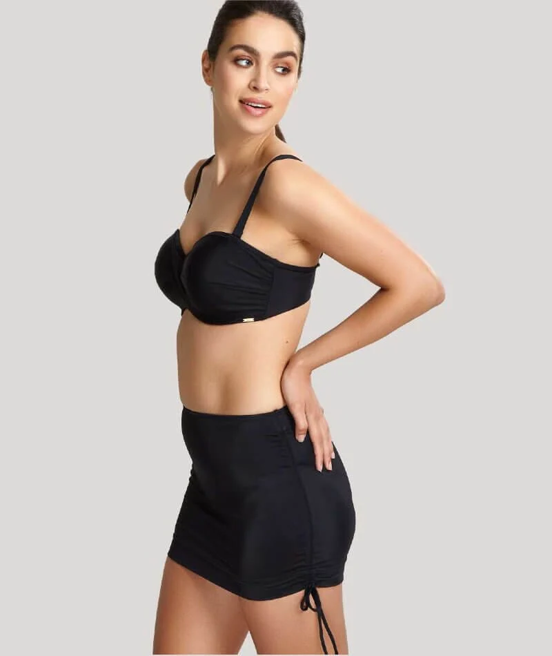 Panache Swimwear Anya Riva Twist Bandeau Underwired Bikini - Black - Image 13