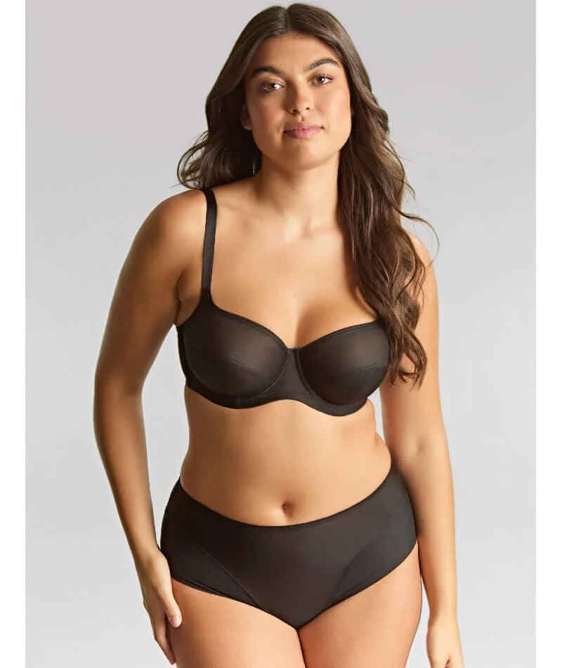 Panache Tango Essence Balconnet Underwire Bra - Black - Image 4