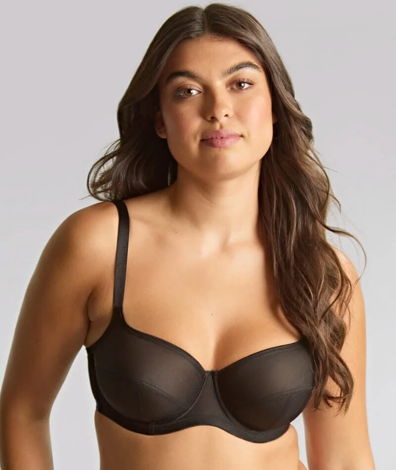 Panache Tango Essence Balconnet Underwire Bra - Black - Image 8