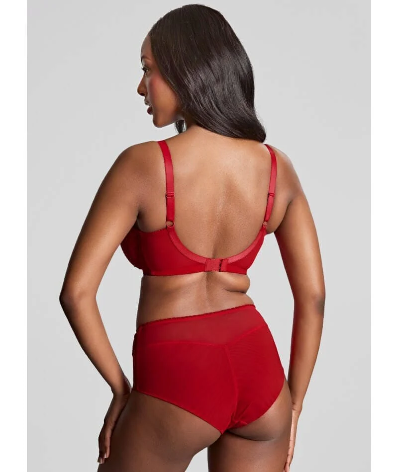 Panache Tango Lace Deep Brief - Scarlet - Image 5