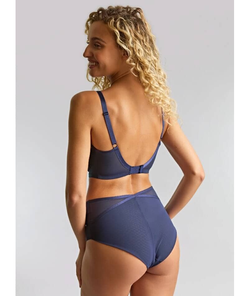 Panache Tango Underwired Balconnet Bra - Navy/Champagne - Image 7