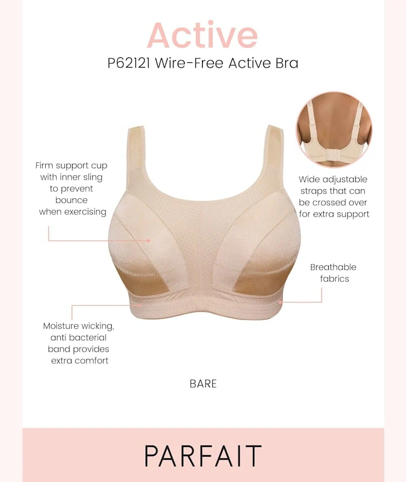Parfait Active Wire-free Sports Bra - Bare - Image 7