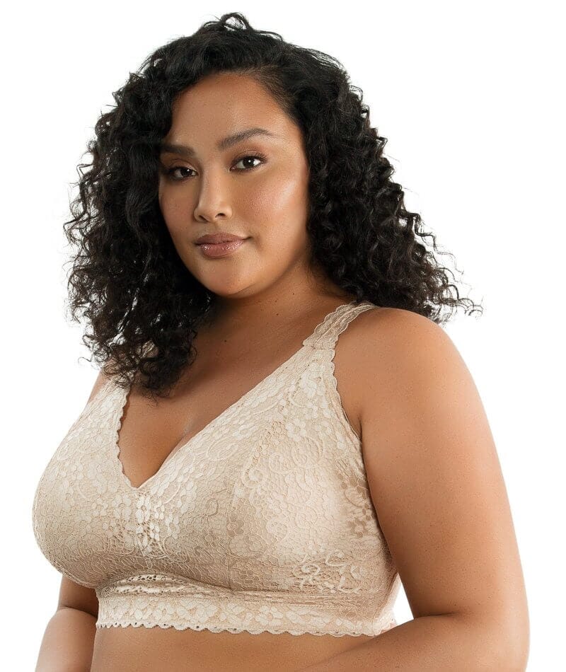 Parfait Adriana Wire-free Full Bust Lace Bralette - Bare - Image 4