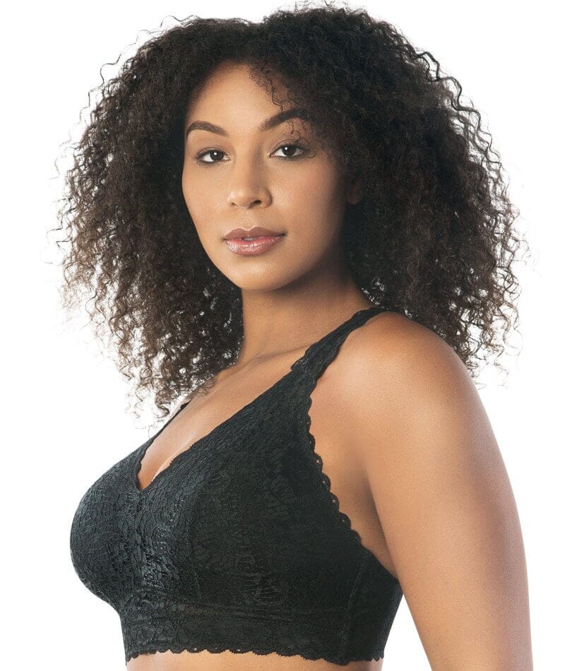 Parfait Adriana Wire-free Full Bust Lace Bralette - Black - Image 4