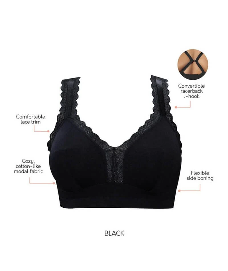 Parfait Dalis Wire-free Bralette - Black - Image 7