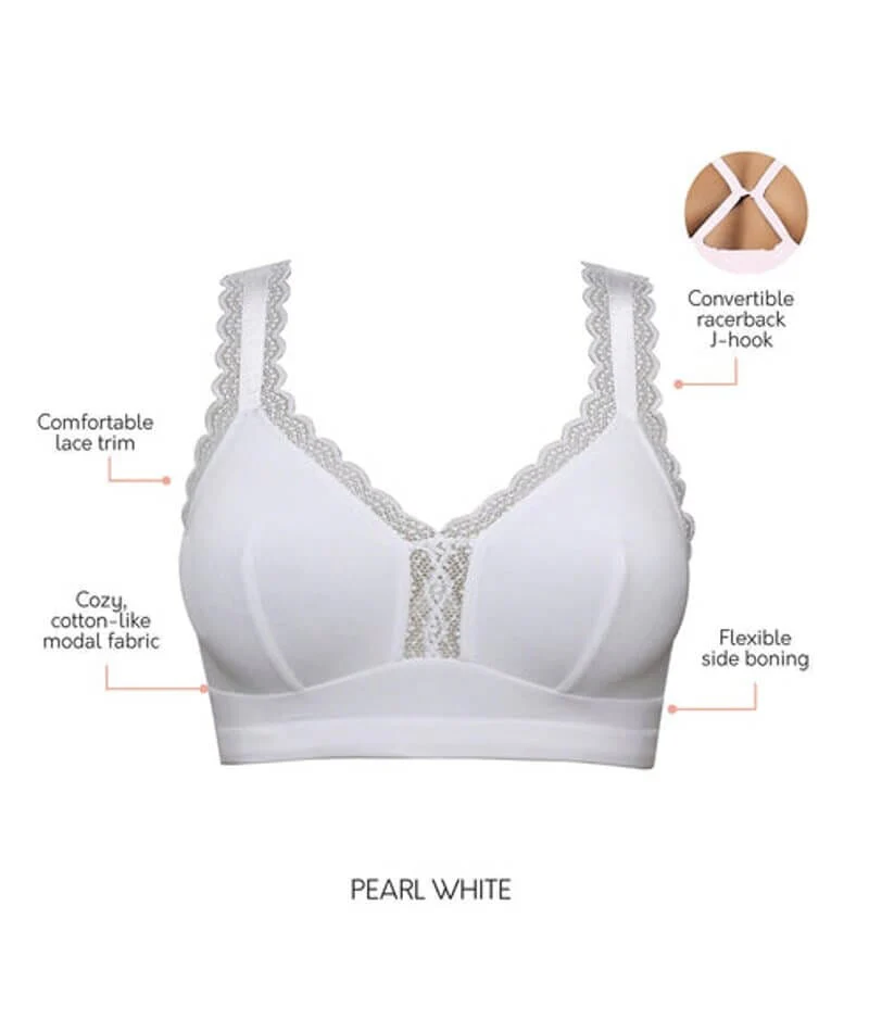 Parfait Dalis Wire-free Bralette - Pearl White - Image 6
