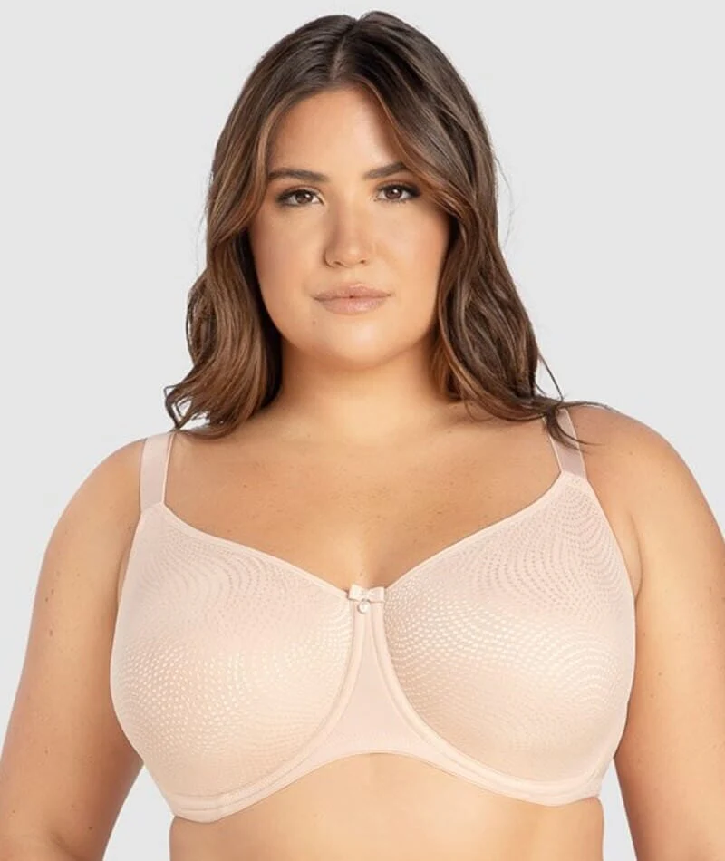 Parfait Pearl Underwire Seamless Minimizer Bra - Cameo Rose - Image 3