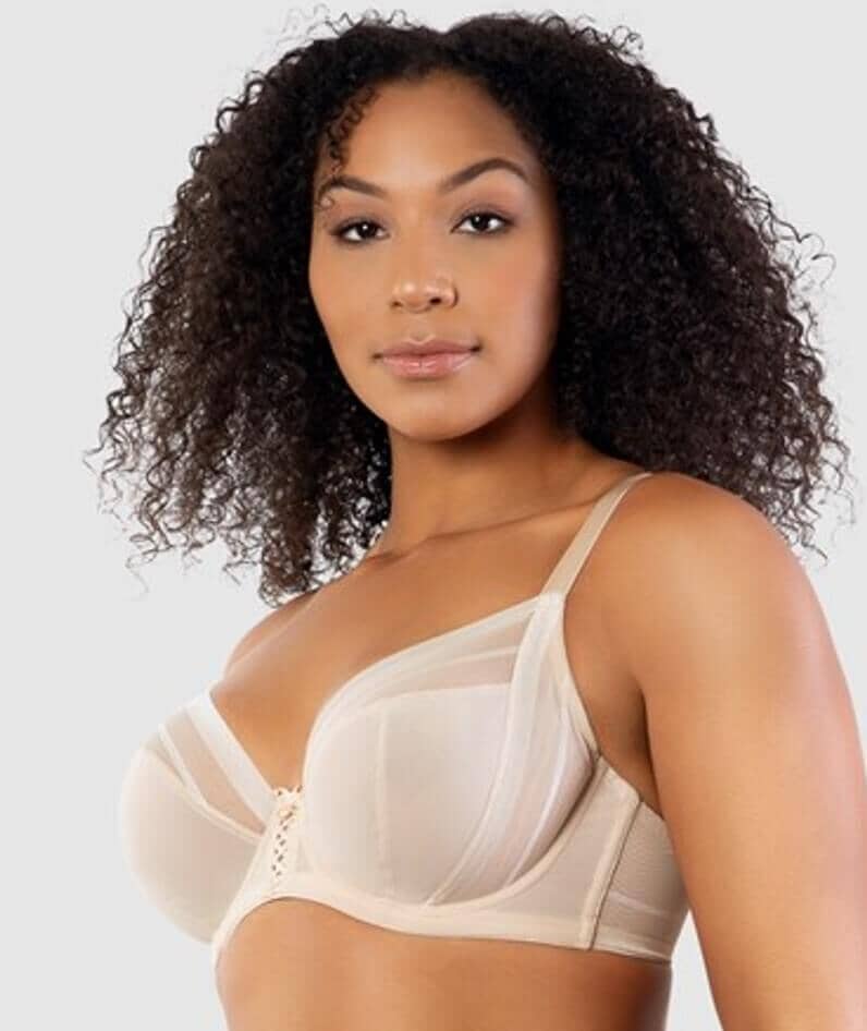 Parfait Shea Supportive Full Blast Plunge Bra - Bare - Image 4
