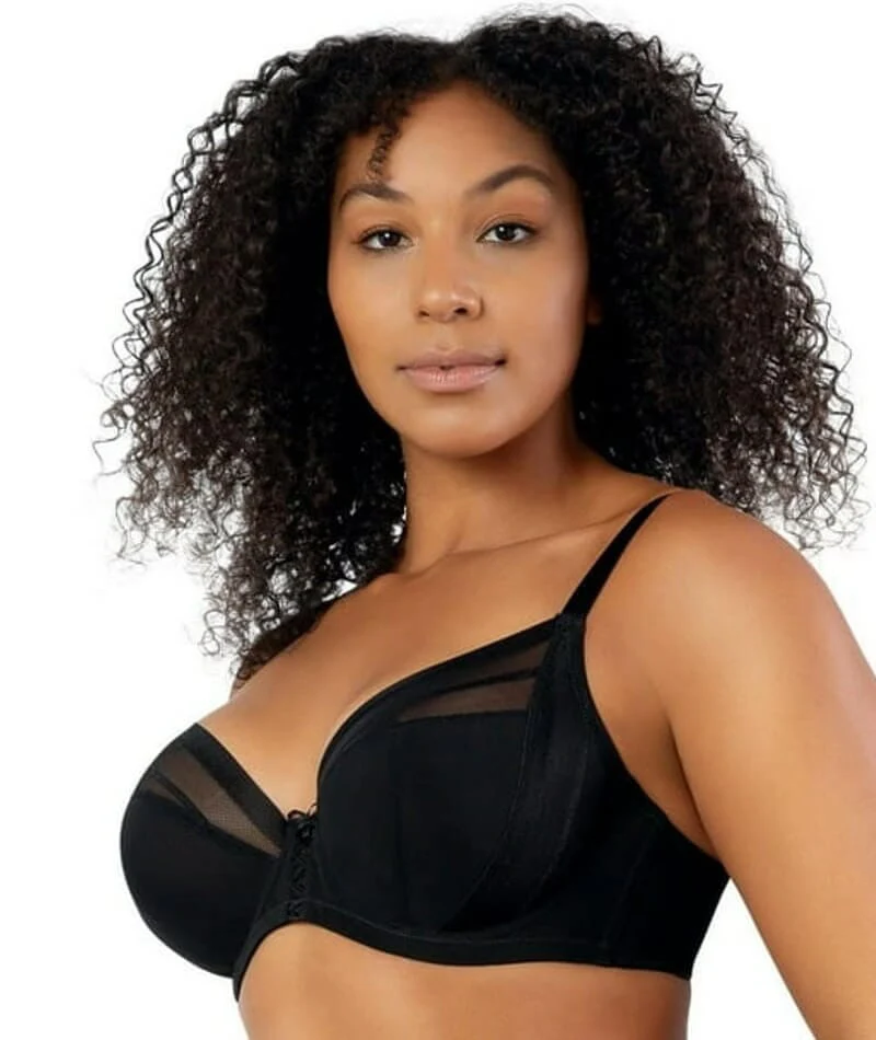 Parfait Shea Supportive Full Blast Plunge Bra - Black - Image 4