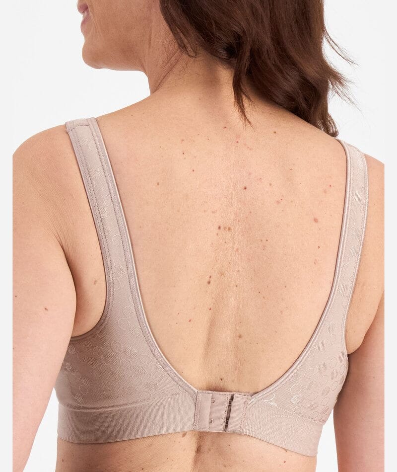 Playtex Comfort Revolution Contour Dot Wire-free 2 Pack Bra - Evening Blush/White - Image 5