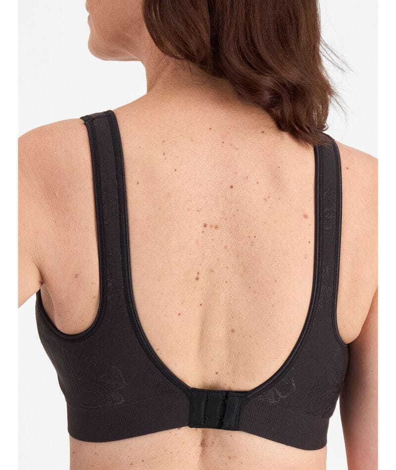 Playtex Comfort Revolution Contour Wire-free Bra - Black - Image 2