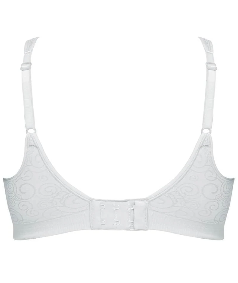 Playtex Comfort Revolution Swirl Wire-free Bra - White Swirl - Image 5