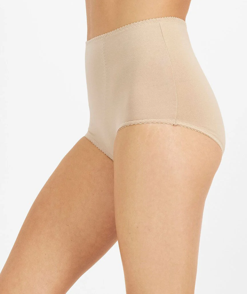 Playtex Cotton Rich Shaping Full Brief - Nude - Image 3