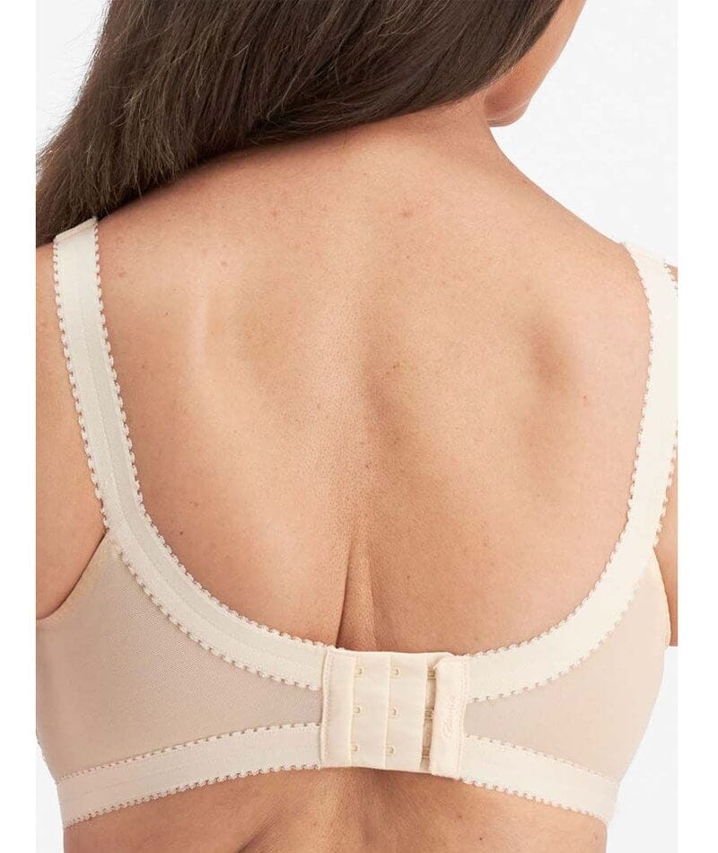 Playtex 18 Hour Cross Your Heart Wire-Free Lace Bra - Beige - Image 8