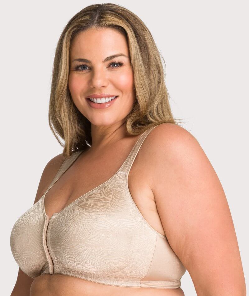 Playtex 18 Hour Front Closing Wire-Free Posture Bra - Nude - Image 3