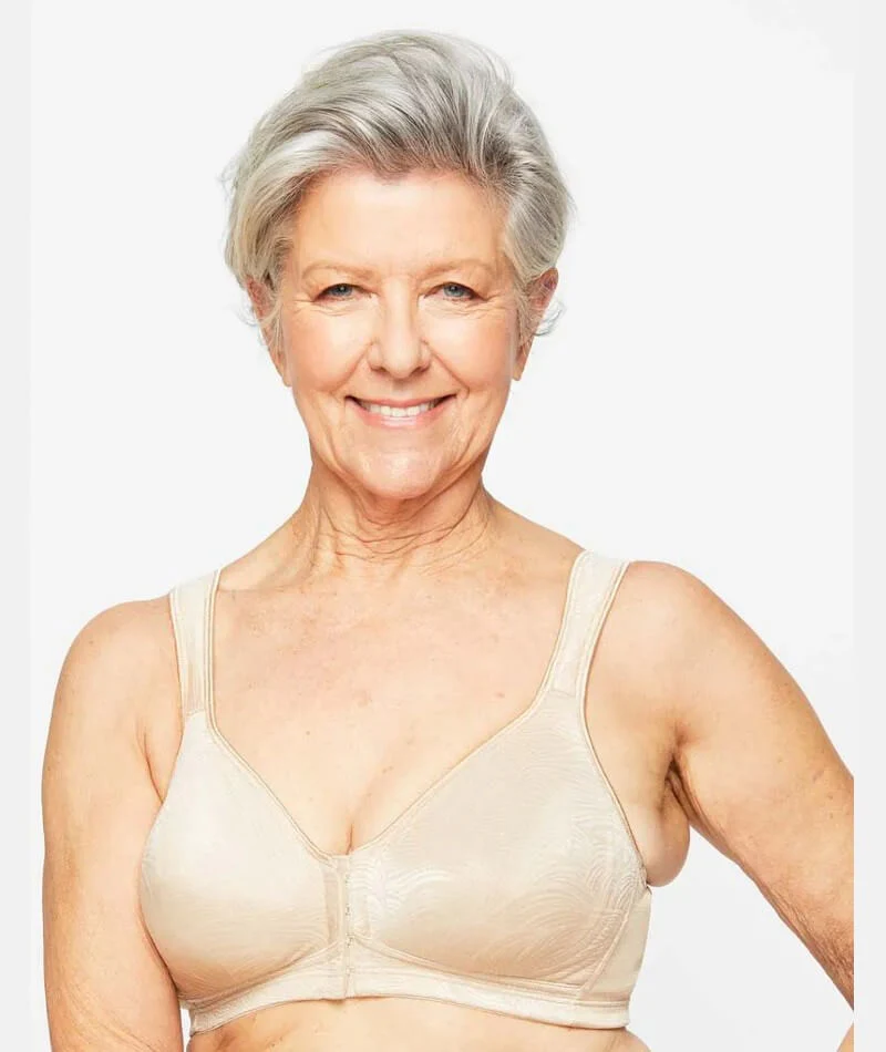 Playtex 18 Hour Front Closing Wire-Free Posture Bra - Nude - Image 4