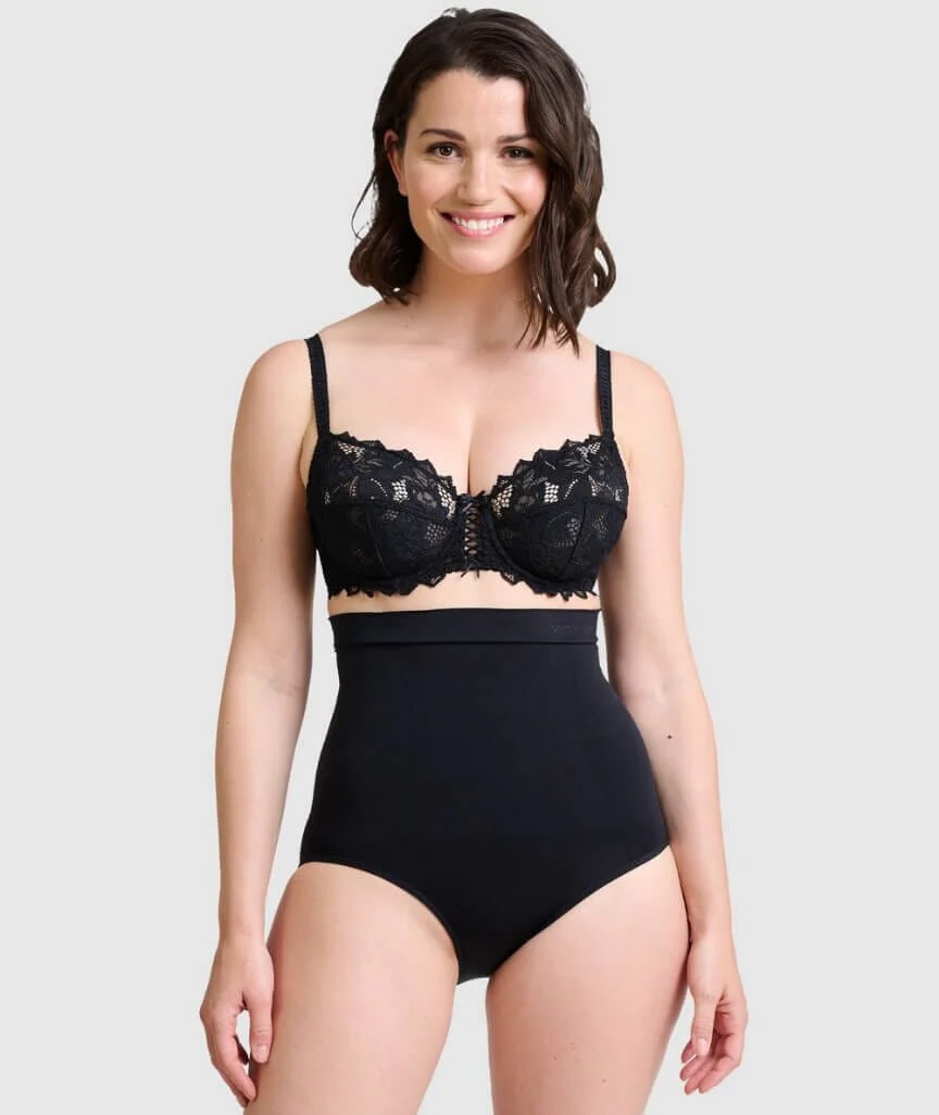 Sans Complexe Arum Underwired Balconette Lace Bra - Black - Image 4