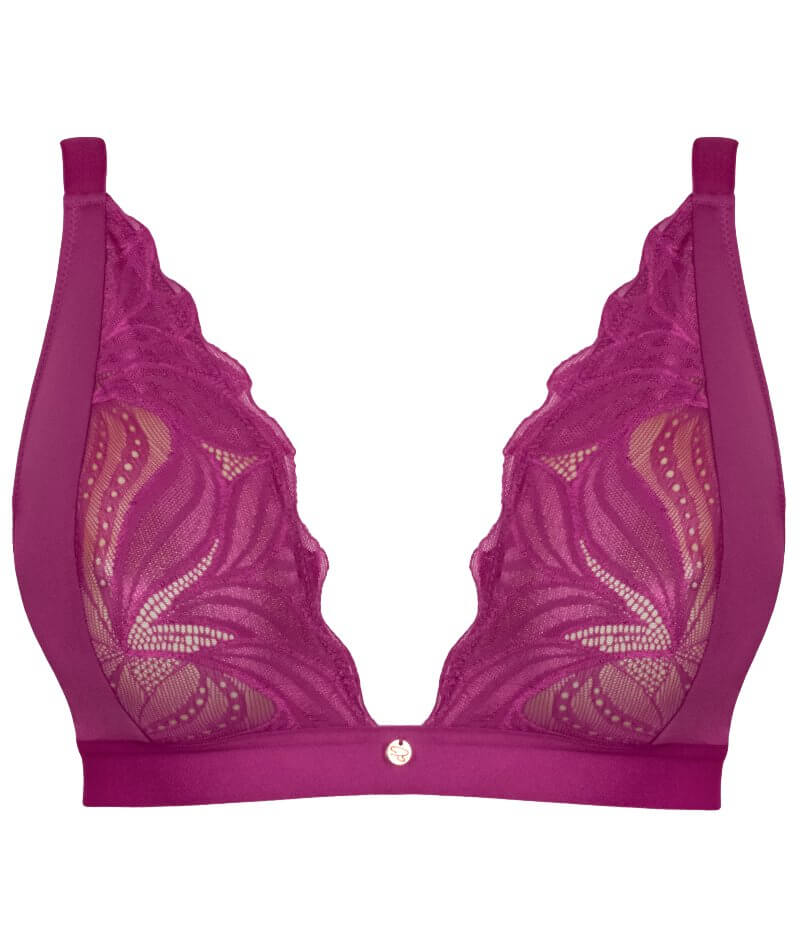 Scantilly Indulgence Wire-free Bralette - Orchid/Latte - Image 11
