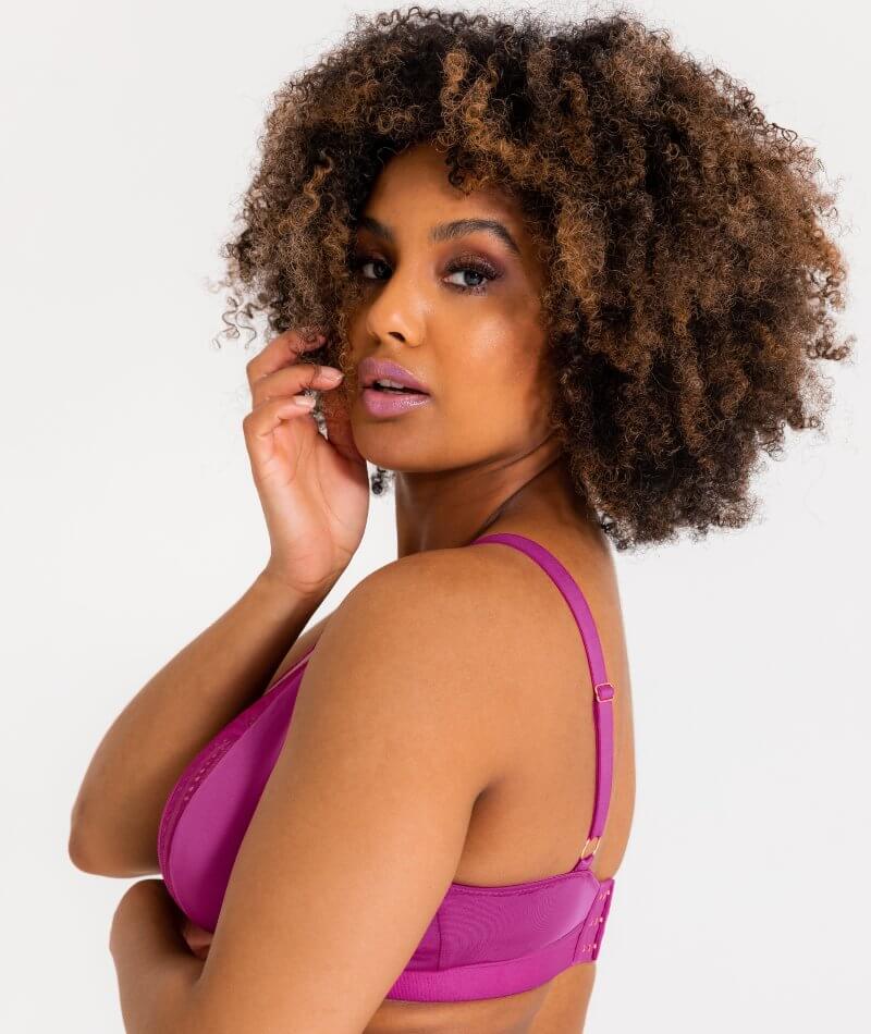 Scantilly Indulgence Wire-free Bralette - Orchid/Latte - Image 5