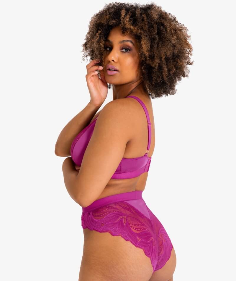 Scantilly Indulgence Wire-free Bralette - Orchid/Latte - Image 6
