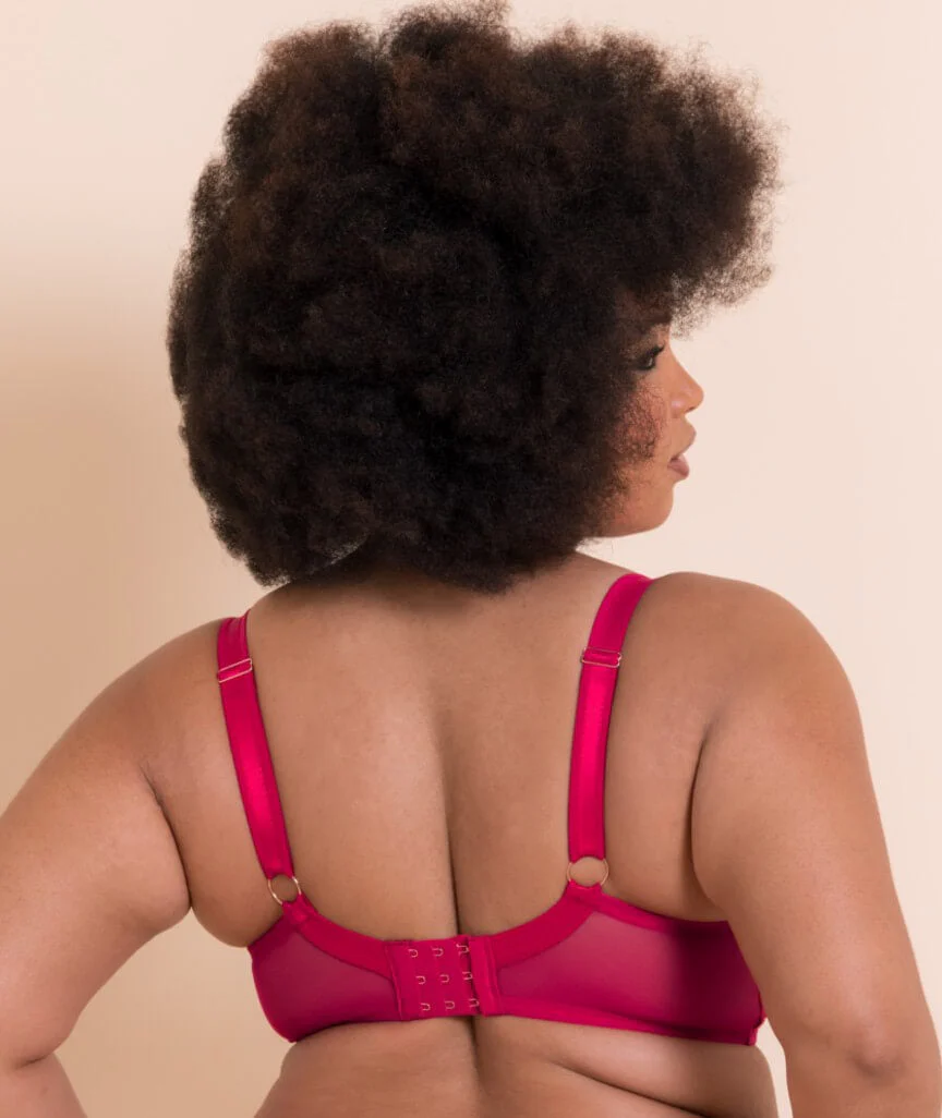 Scantilly Loved Up Balcony Bra - Crimson - Image 2