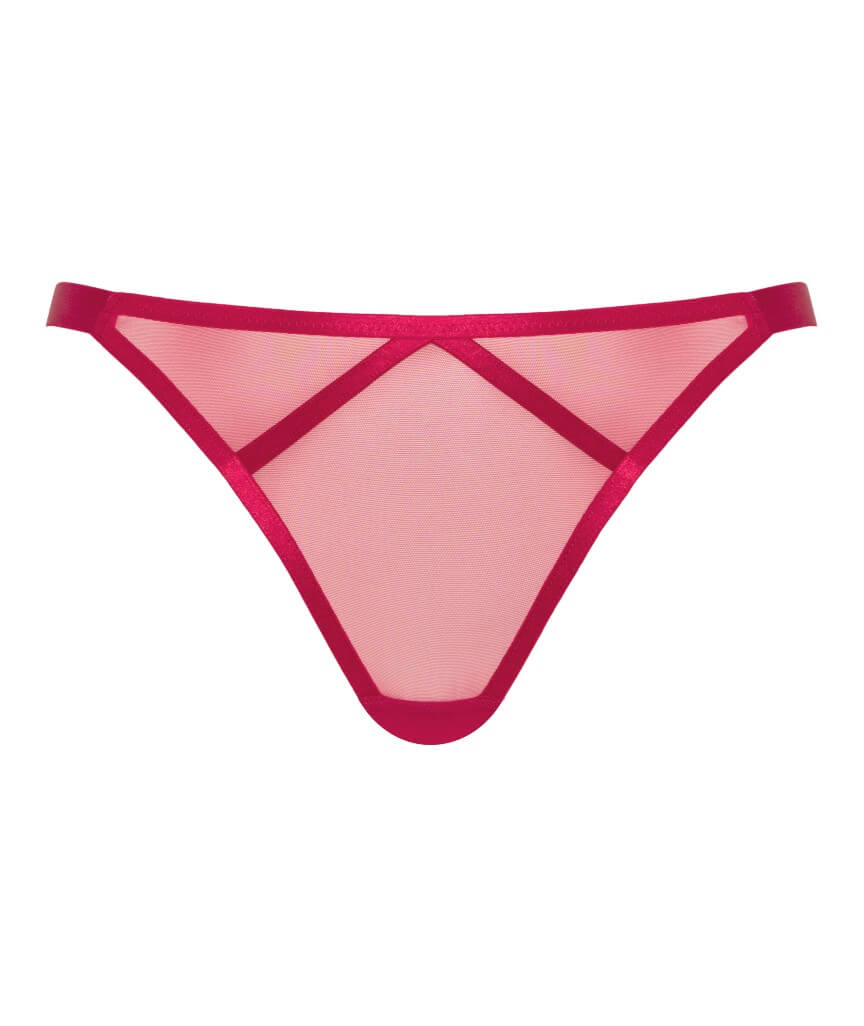 Scantilly Loved Up Brazilian Brief- Crimson - Image 6