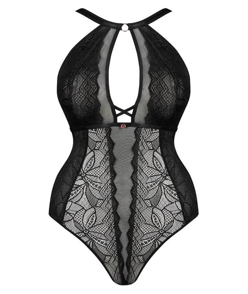 Scantilly Opulence Stretch Lace Bodysuit - Black - Image 6