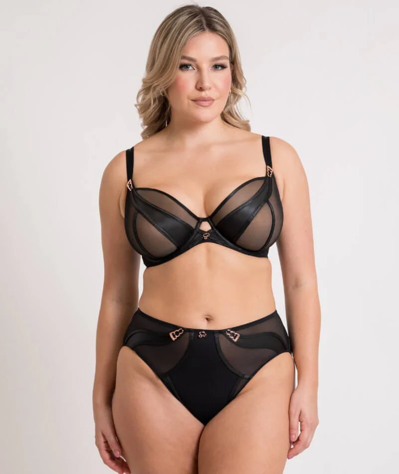 Scantilly Suspense High Waist Brief - Black - Image 3