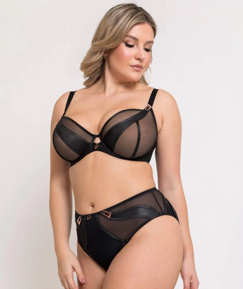 Scantilly Suspense High Waist Brief - Black - Image 6